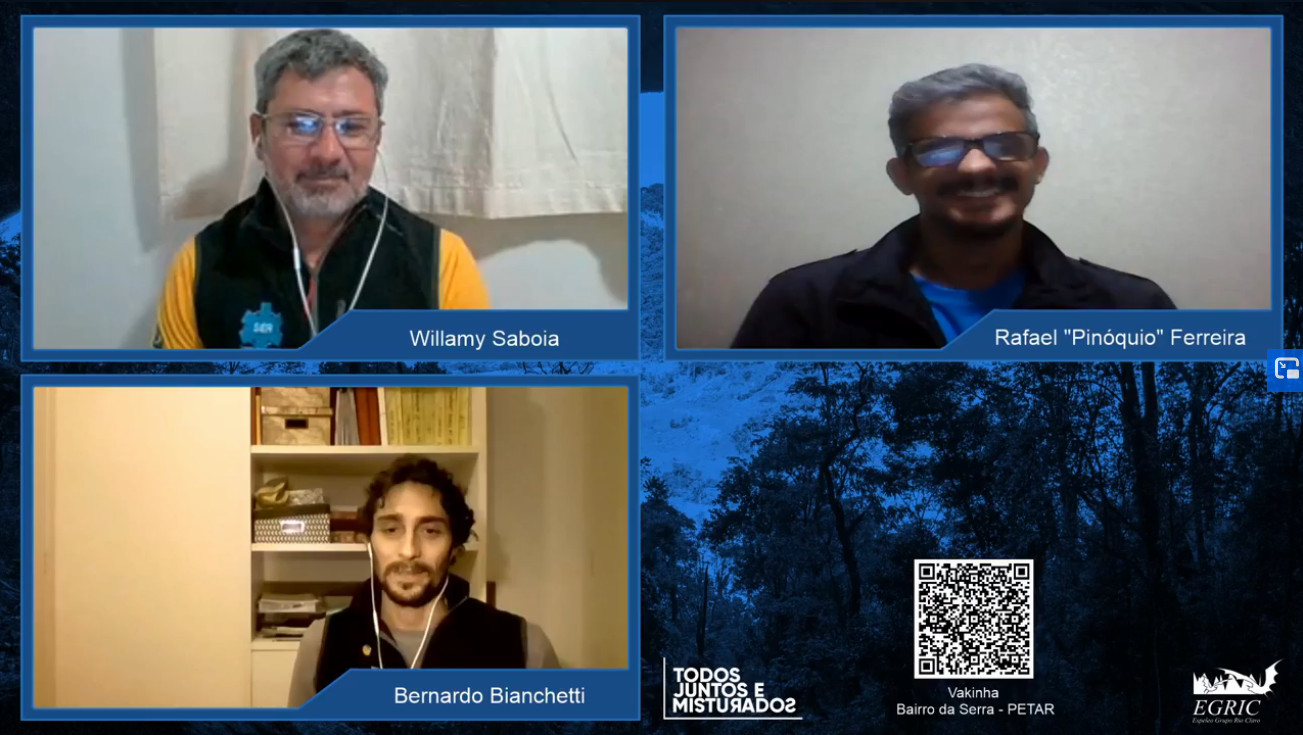 E-GRIC TV Caverneiros Virtuais - Live 8 - Organização do Espeleorresgate no Brasil com Bernardo Bianchetti e Willamy Saboia